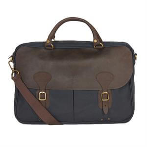 Barbour Wax Leather Briefcase